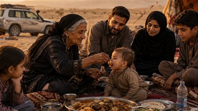 قال لي ربي الطفل لوحدك